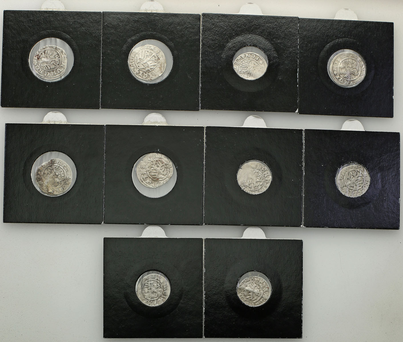 Zygmunt I Stary, Kazimierz Jagiellończyk, Jan Olbracht, Ludwik Jagiellończyk, , Półgrosz - 10 monet